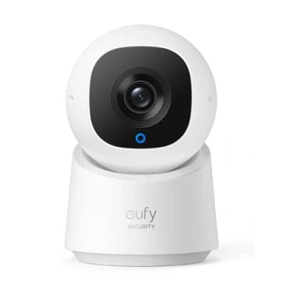 Imagen de eufy Security Indoor CAM C210, Camara vigilancia WiFi Interior, resolución 1080p con PTZ de 360, Human/Motion AI, Ideal como Monitor bebés/cámara para Mascotas/Seguridad en el hogar