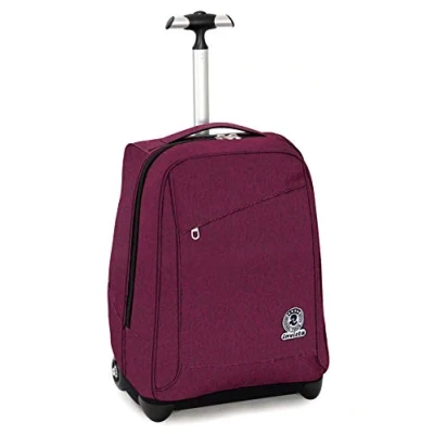 Imagen de Invicta Mochila con Ruedas, Benin, Bolsa Ruedas para Libros, 2 en 1, Mochila+Trolley, adolescentes, niñas y niños, la escuela, el deporte, tiempo libre, funda portátil, Negro
