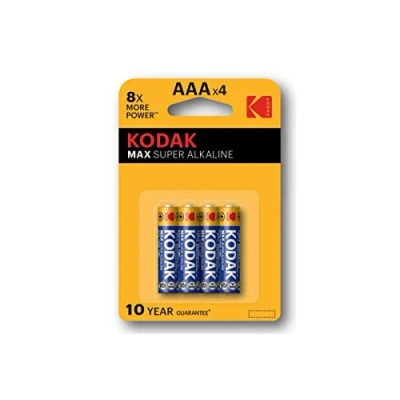 Imagen de Kodak Pila Alcalina MAX LR03 BL4 AAA