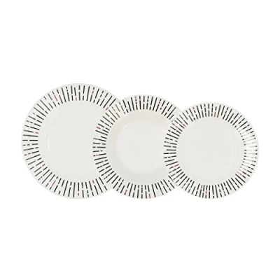 Imagen de Quid Festival Vajilla Porcelana 18 Piezas 6 Personas Blanco