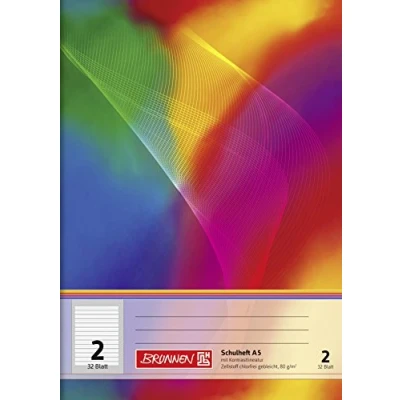 Imagen de Brunnen 104538202 Cuaderno de ejercicios (A5, 32 páginas, rayado y margen, clase 2)