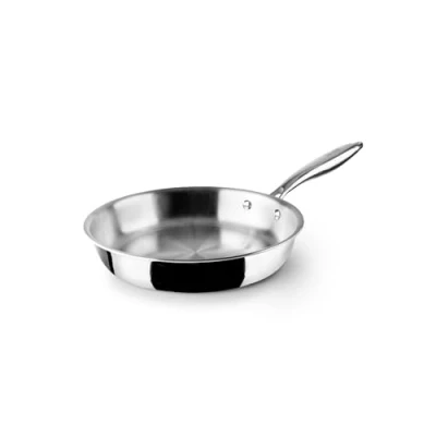 Imagen de IBILI Sarten tricapa triply Natural, 18 cms, Acero inoxidable, Apto para induccion, sin antiadherente