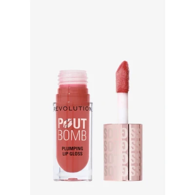 Imagen de Revolution Beauty, Brillo Voluminizador para Labios, Alto Labios Más Llenos y Voluminosos con Ácido Hialurónico Péptidos, Vegano Libre de Crueldad, Naranja Melocotón Cálido