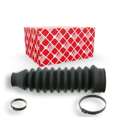 Imagen de FEBI BILSTEIN 17882 Juego de fuelle, dirección Caucho Eje delantero, izquierda, derecha con abrazaderas VOLKSWAGEN: GOLF 1 Cabriolet