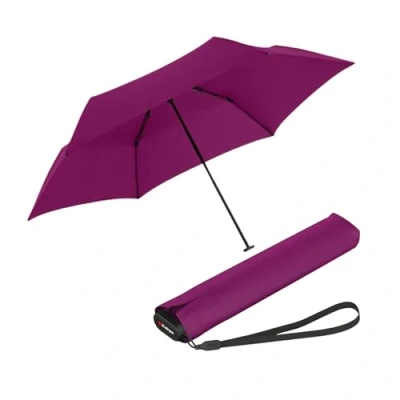 Imagen de Knirps Paraguas Ultra US.050 Slim Manual ligero y plano Resistente a las tormentas al viento 21 cm, frutas del bosque, small
