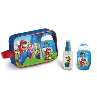 Imagen de Super Mario Neceser Infantil que Contiene Body Mist de 90 ml y un Gel champú 110