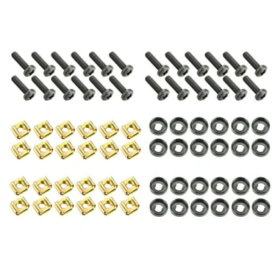 Imagen de Adam Hall 19&quot; Parts 5928 M24 AH Bolsa de 24 tornillos M6 x 20 mm con tuercas enjauladas y arandelas