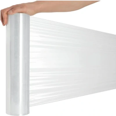 Imagen de RAGO® film transparente para Embalar 300m I 9,5 x 40 cmI Rollos de Plastico Papel Lámina elástica