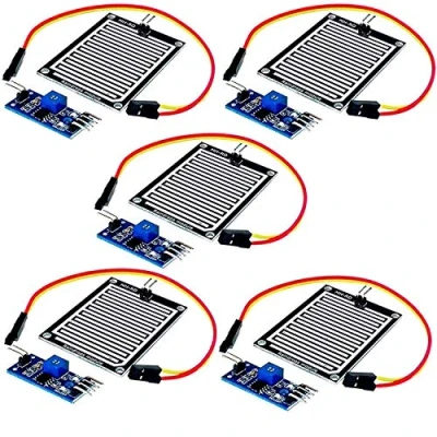 Imagen de AZDelivery 5 x Modulo Sensor de Lluvia Compatible con Arduino E Book Incluido!
