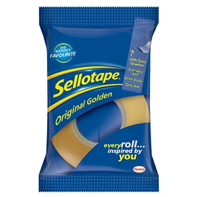 Imagen de Sellotape 1443254 Juego de rollos cinta adhesiva (6 unidades, 24 mm x 33 m)