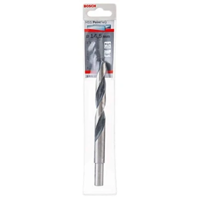 Imagen de Bosch Professional Broca helicoidal HSS PointTeQ, para metal, vástago reducido, 14.5 x 114 169 mm, accesorio de taladro