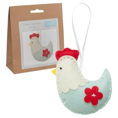 Imagen de Trimits Kit de Fieltro: gallina, Papel, 11 x 10cm