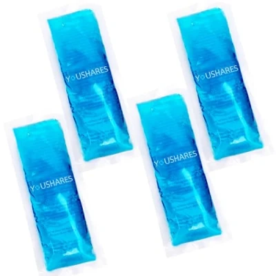 Imagen de YOUSHARES Bolsas de Gel Frío Reutilizable para Bolsa Insulina Estuche Diabetes, Ayuda a Mantener Fría la （4 Paquetes）