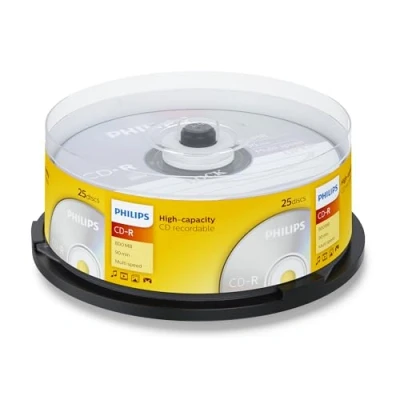 Imagen de Tarrina Philips 25 Cd r 800mb