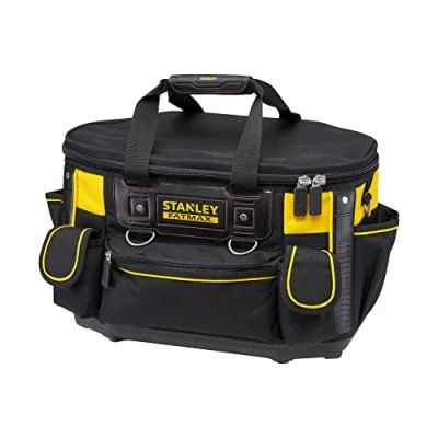 Imagen de STANLEY FATMAX Bolsa rígida con parte superior redonda, organizador de almacenamiento herramientas multifuncional, FMST1 70749, color