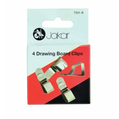 Imagen de JAKAR DRAWING BOARD CLIPS PK4 7301B