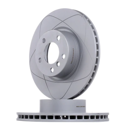 Imagen de ATE PowerDisc 24.0328 0254.1 Disco de freno 328,0 28,0 5 120,0 ventilado revestido altamente carbonizado con tornillos BMW: X3, X4