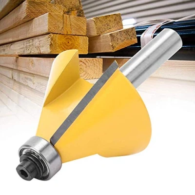 Imagen de Fresa de 8mm con Vástago Biselado Rodamiento Para Trabajar la Madera(30)