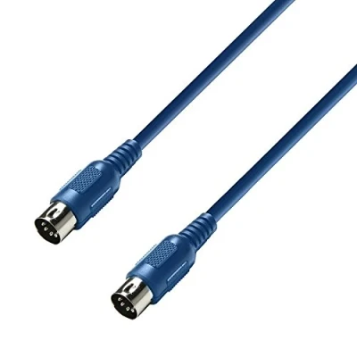 Imagen de Adam Hall Cables 3 STAR MIDI 0075 BLU Cable 0,75 m azul