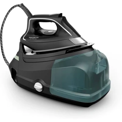 Imagen de Rowenta Centro de planchado Eco Steam Pro Gran potencia vapor, modo eficiente, óptima distribución del depósito agua extraíble 1,1L, tecnología silenciosa, diseño ecológico, DG9610
