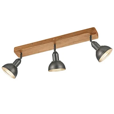 Imagen de Trio Lighting Delhi Foco E14, 40 W, Níquel Envejecido