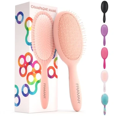 Imagen de Framar Cepillo para Cabello Mojado Desenredante Rizado Mujeres, Desenredar el Cabello, Niñas Rizado, Niños