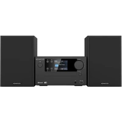 Imagen de Microcadena HiFi Kenwood M 725DAB B con CD, USB, Dab+ y Bluetooth Audio Streaming. Color: Negro Mini Equipo de Musica para casa