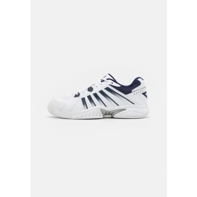 Imagen de K SWISS Receiver V Zapatillas de tenis para todas las superficies, Hombre, Talla: 43, White/peacoat/silver Zapatos