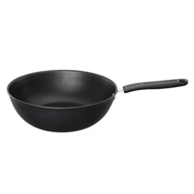 Imagen de Fiskars Wok, Ø 28 cm, Para todo tipo de cocinas, Aluminio, Functional Form, Negro, 1027705