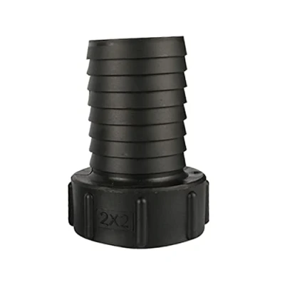 Imagen de FOGWOWO adaptador de manguera tanque IBC, 60 mm, rosca gruesa importada a 2 pulgadas (50 mm) jardín, válvula conexión herramientas