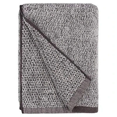 Imagen de Everplush Diamond Jacquard Toalla de baño, latón, Gris, baño