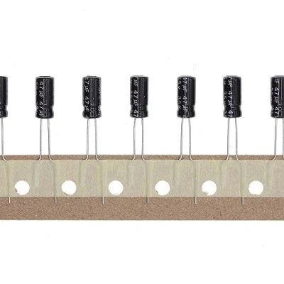 Imagen de 100 Piezas 35V 47UF Condensador electrolítico de aluminio enchufable 5x11 5 * 11mm