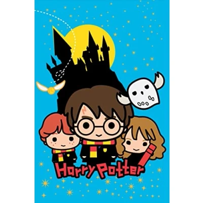Imagen de Manta infantil de forro polar, 100 x 150 cm, diseño Harry Potter