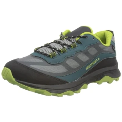 Imagen de Merrell Moab Speed Low WTRPF, Zapatos para Senderismo Unisex niños, Deep Green Black, 29 EU