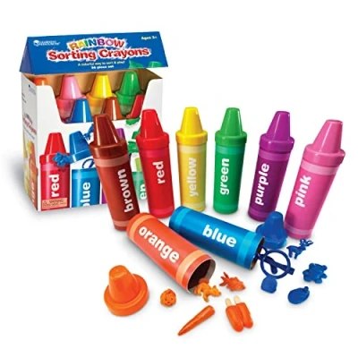Imagen de Learning Resources Ceras de los Colores del arcoíris para clasificar