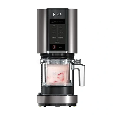 Imagen de Heladera Ninja CREAMI NC300EU, 7 programas, 800 W, 450 ml, Negro / Plateado