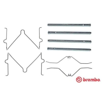Imagen de BREMBO A 02 263 Kit de accesorios, pastillas frenos MAZDA: 121 II Berlina, FAMILIA 4
