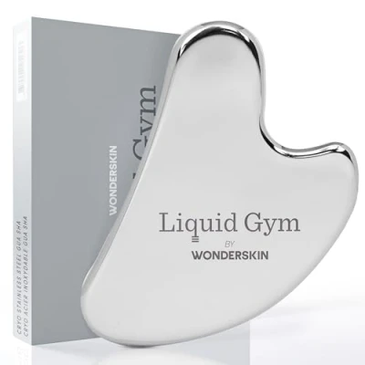 Imagen de Wonderskin Liquid Gym Herramienta De Esculpido Facial Gua Sha, Rodillo Para Reducir Arrugas, Escultor Contorno