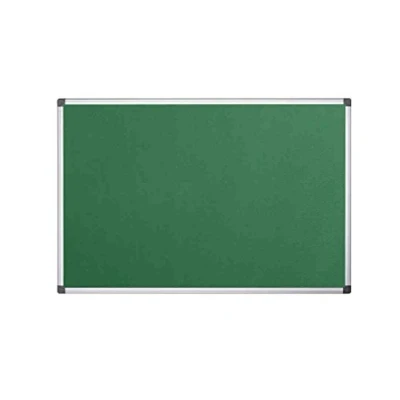 Imagen de Bi Office Maya Tablero de anúncios con marco aluminio, 60 x 45 cm, fieltro verde