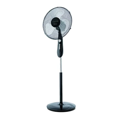 Imagen de Ariete Freshair Ventilador de pie, 3 velocidades, hélice aspas, función oscilación e inclinación, 45 W, 40 x 130 cm, plástico, negro