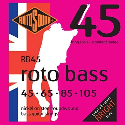 Imagen de Rotosound RB Roto Bass nickelé jeu 5 cordes nickel standard 45 130 RB45