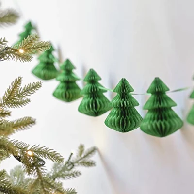 Imagen de Ginger Ray Guirnalda de Papel para árbol Navidad, 2 Metros Longitud