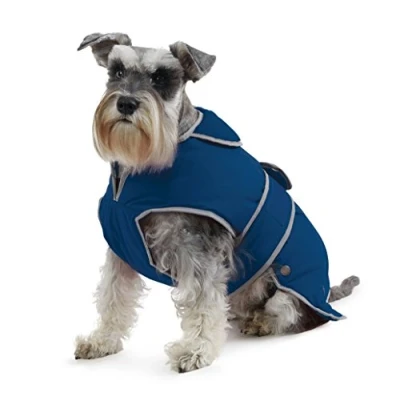 Imagen de Ancol All Weather Coat Muddy Paws Stormguard Abrigo Extra Grande XL (Longitud 60 cm/para Adaptarse a Circunferencia de 72 88 cm), Forro Polar, Azul Marino