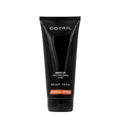 Imagen de Cotril Make Up Color Cream Shimmer Copper 200ml mascarilla colorante acondicionadora