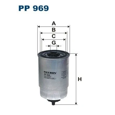 Imagen de Filtro combustible FILTRON PP 969