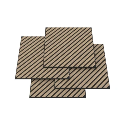 Imagen de Set de 4 paneles acústicos vang 3d 1,44 m² lamas diagonales