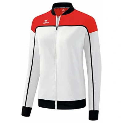 Imagen de erima Change by Funcional Chaqueta de presentación, blanco/rojo/negro, 34 para Mujer