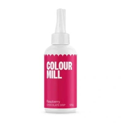 Imagen de Colour Mill Choco Drip Raspberry, Cake Glasur, Glaseado de Chocolate para Cake, Tartas, Galletas, Macarons, Helados, Pops, Fresas, Decoración Tortas, Frambuesa, 125 g