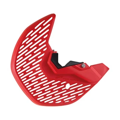 Imagen de POLISPORT 8158700003 Protector de horquilla inferior y disco MX fabricado en plástico resistente a los impactos la abrasión compatible con motocicletas BETA color Rojo