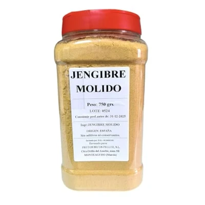 Imagen de Jengibre en polvo 750 gr sin aditivos ni conservantes pelluz